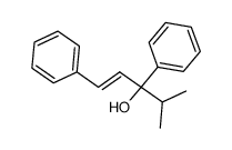 (E)-1,3-diphenyl-4-methyl-1-penten-3-ol Structure