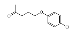 5-(4-chloro-phenoxy)-pentan-2-one Structure