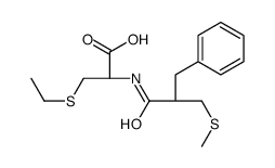 (2R)-2-[(2-benzyl-3-methylsulfanylpropanoyl)amino]-3-ethylsulfanylpropanoic acid Structure