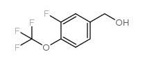 (3-FLUORO-4-(TRIFLUOROMETHOXY)PHENYL)METHANOL structure