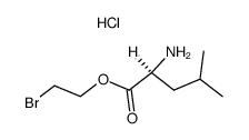 Leucin-2-bromethylester-hydrochlorid结构式