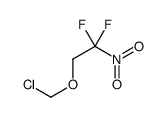 2-(chloromethoxy)-1,1-difluoro-1-nitroethane结构式