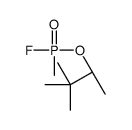 (2S)-3,3-Dimethyl-2-butanyl methylphosphonofluoridate Structure