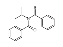 N-(benzenecarbonothioyl)-N-propan-2-ylbenzamide Structure