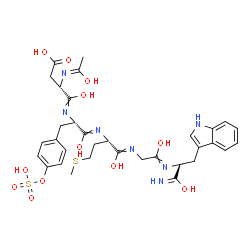 CCK (26-30) (sulfated) structure