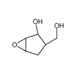 (1R,2R,3S,5S)-3-(hydroxymethyl)-6-oxabicyclo[3.1.0]hexan-2-ol结构式