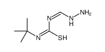 1-tert-butyl-3-(hydrazinylmethylidene)thiourea Structure