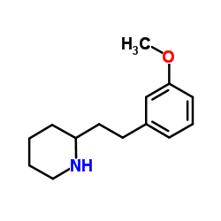 2-[2-(3-Methoxyphenyl)ethyl]piperidine Structure