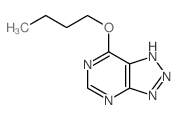 3H-1,2,3-Triazolo[4,5-d]pyrimidine, 7-butoxy- structure