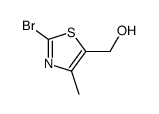 (2-Bromo-4-methylthiazol-5-yl)methanol structure