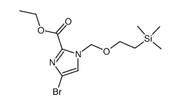 ethyl 4-bromo-1-[[2-(trimethylsilyl)ethoxy]methyl]-1H-imidazole-2-carboxylate图片