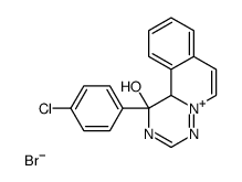 1-(4-chlorophenyl)-11bH-[1,2,4]triazino[6,1-a]isoquinolin-5-ium-1-ol,bromide Structure