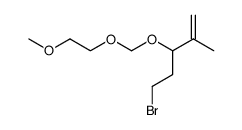 5-Bromo-3-(2-methoxy-ethoxymethoxy)-2-methyl-pent-1-ene结构式