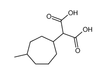 (4-methyl-cycloheptyl)-malonic acid结构式