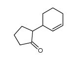 2-(2-Cyclohexen-1-yl)-1-cyclopentanon结构式