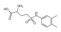 2-amino-4-(3,4-dimethyl-phenylsulfamoyl)-butyric acid Structure