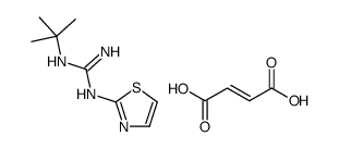 GUANIDINE, 1-tert-BUTYL-3-(2-THIAZOLYL)-, MALEATE结构式