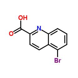 5-Bromoquinoline-2-carboxylic acid Structure