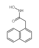 1-Naphthaleneacetamide,N-hydroxy- structure