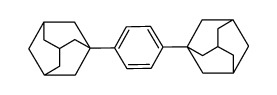 tricyclo[3.3.1.1~3,7~]decane, 1,1'-(1,4-phenylene)bis- Structure