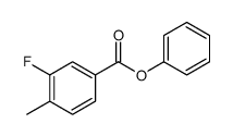 phenyl 3-fluoro-4-methylbenzoate Structure