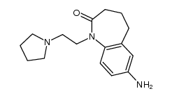 7-Amino-1-(2-(pyrrolidin-1-yl)ethyl)-4,5-dihydro-1H-benzo[b]azepin-2(3H)-one结构式