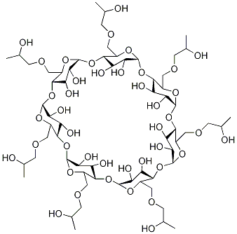 Hydroxypropyl-beta-cyclodextri structure