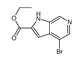 Ethyl 4-bromo-1H-pyrrolo[2,3-c]pyridine-2-carboxylate structure