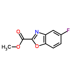 methyl 5-fluorobenzo[d]oxazole-2-carboxylate结构式