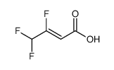 3,4,4-trifluorobut-2-enoic acid Structure