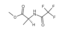 N-trifluoroacetyl-L-alanine methyl ester Structure