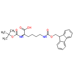 Boc-D-Lys(Fmoc)-OH Structure