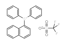 1-NAPHTHYL DIPHENYLSULFONIUM TRIFLATE structure