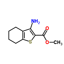 METHYL 3-AMINO-4,5,6,7-TETRAHYDROBENZO[B]THIOPHENE-2-CARBOXYLATE Structure