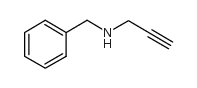 Benzenemethanamine,N-2-propyn-1-yl- Structure