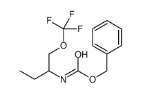 Benzyl [1-(trifluoromethoxy)-2-butanyl]carbamate Structure