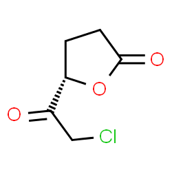 2(3H)-Furanone, 5-(chloroacetyl)dihydro-, (S)- (9CI) Structure