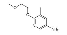 6-(2-methoxyethoxy)-5-methylpyridin-3-amine Structure