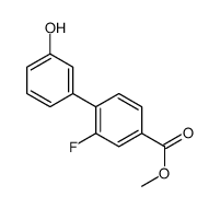 methyl 3-fluoro-4-(3-hydroxyphenyl)benzoate结构式