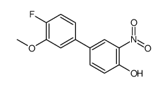 4-(4-fluoro-3-methoxyphenyl)-2-nitrophenol Structure