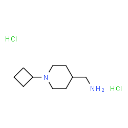 (1-Cyclobutylpiperidin-4-yl)methanaminedihydrochloride Structure