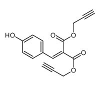 bis(prop-2-ynyl) 2-[(4-hydroxyphenyl)methylidene]propanedioate Structure