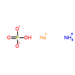 Ammonium sodium hydrogen phosphate Structure