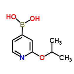 2-isopropoxypyridin-4-ylboronic acid Structure