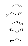 N-[(E)-1-(2-chlorophenyl)ethylideneamino]-2-hydroxypropanamide结构式