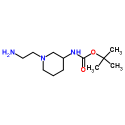 2-Methyl-2-propanyl [1-(2-aminoethyl)-3-piperidinyl]carbamate图片