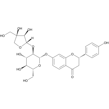 Liquiritigenin-7-O-beta-D-glucopyranosyl-(1-->2)-beta-D-apiofuranoside picture