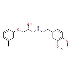 (+)-Bevantolol Structure