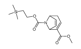 Methyl 8-((2-(trimethylsilyl)ethoxy)carbonyl)-8-azabicyclo(3.2.1)octa-2,6-diene-2-carboxylate结构式