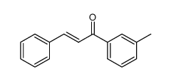 (E)-3-phenyl-1-(m-tolyl)prop-2-en-1-one结构式